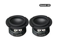 AIYIMA-Haut-parleur de caisson de basses portable,haut-parleur de basse audio bricolage,grande bobine vocale,canon en acier,puissance 60W,4 ohms,3 pouces,maison