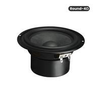 AIYIMA-Haut-parleur de milieu de gamme audio,5 pouces,4 Ohm,8 Ohm,HiFi,Cône en papier de lin en laine,Haut-parleur de limitation - Type 4Ohm 25W