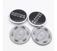 AIYING Capuchons Centraux Moyeu de Voiture, pour Land Rover Range Rover Sport Velar Evoque Discovery 5 3 2 Freelander, 62mm, Couvercle Décoration Roue Anti-poussière Étanche,B