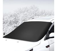 AIYING Couverture Pare-Brise Voiture, Universelle Magnétique Protection antigel pour Voiture Anti Givre Neige Glace UV Pluie Soleil, Repliable Pare-soleils pour Pare-Brise Avant Auto, 165x110cm