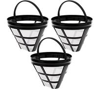 AIYING Filtre à Café Réutilisable, 1/2/3/5 Pièces Filtre Café Permanent, Filtres à Style Cône Taille 4 pour 8 à 12 Tasses, va au Lave-Vaisselle, Filtre Permanent pour Camping Voyage Bureau Domicile