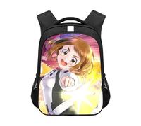 AIYINIY MHA Sac à dos pour garçons et filles Imprimé animé Deku Midoriya Izuku Bakugo Katsuki Sac d'école décontracté Sac à dos pour étudiants Sac à dos Sac à dos de voyage Sac à dos pour ordinateur