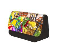 AIYINIY Trousse à crayons My Singing Monsters - Grande capacité - Imprimé anime - Pour étudiants et adolescents, Type 4, 22x7.5x13CM, Classique