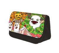 AIYINIY Trousse à crayons My Singing Monsters - Grande capacité - Imprimé anime - Pour étudiants et adolescents, Type 1, 22x7.5x13CM, Classique