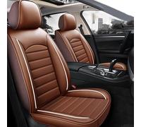 AIYITUI Housse Siège Voiture pour Toyota Yaris 4 | GR | Cross | Hybride 2020-2024, Cuir Housse de Siege Imperméable Respirant Ensemble de Housses Siège Avant et Arrière Accessoire,Coffee/A