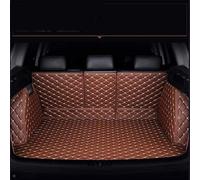 AIYITUI Voiture Tapis De Coffre pour Dacia Duster III 2024, Cuir Couverture Complète Antidérapant Imperméable Coffre Cargaison Protecteur Accessoires,Coffee/A