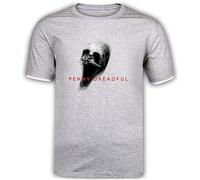 Aiyla Bonei Men's Design O-Neck Penny Dreadful Logo T Shirt T-Shirt Grey S