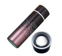 AIYONG Mini Bouteille Isotherme Portable en Acier Inoxydable de 150 ml, Petite Gourde Isotherme, Mini Thermos Cafe, Mini Gourde Isotherme, Réutilisable pour Running, École, Bureau