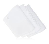Aiyorse Lot de 6 épandeurs d'adhésif, kits d'application de colle crantée en plastique, truelle adhésive, écarteur de barrière adhésive, épandeur de dents réutilisable pour application de colle,
