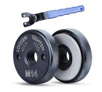 Aiyraa Lot de 2 écrous de serrage rapide M14 pour meuleuse d'angle avec e meuleuse d'angle réglable, écrou de serrage SDS Clic M14 pour AEG, Black & Decker, Dewalt, Flex, Hitachi, Metabo, Makita