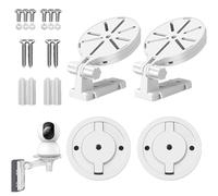 Aiyraa Lot de 2 supports muraux universels pour appareil photo Reolink, Tp-Link Tapo C200/C210/C220/C225/TC70, Kasa EC70/KC410S - Plafond/support mural réglable rotatif à 180°