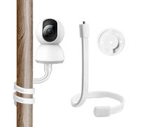 aiyraa Support pour babyphone Eufy SpaceView, TP-Link Tapo C200/C210/C220, Reolink E1/E1 Pro, support flexible pour appareil photo, sans perçage, pour chambre de bébé