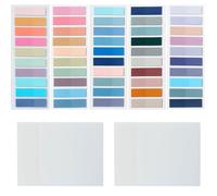 AIYVELU 1000 Pièces Marque Page Adhesif, 100 PCS Transparent Post Sticky It Notes, marque page Notes Adhésives, transparent Inscriptible Sticky Tabs pour la Maison, École, Bureau