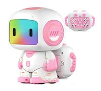 Aizgog Jouets Robot | Programmable et Rechargeable avec Lumière et Musique - Robot Jouet Éducatif Rechargeable | pour Garçons et Filles Famille Maison École Jeu Voyage Camping Pique-Nique Fête