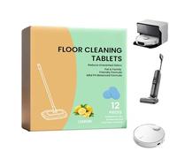 Aizgog Nettoyant Sols en Pastilles - 12 Unités Dépoussiérant Parfumé - Pour Serpillère ou Balai Laveur | Carrelage, Parquet, Toilettes, Salle de Bain, Buanderie, Maison