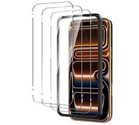 Aiziki Verre Trempé pour iPhone 17 Pro Max, Lot de 3 + Outil d'installation facile, Film Protection Écran, (0,33mm HD Ultra Transparent) Dureté 9H Glass vitre protection pour iPhone 17 Pro Max