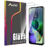 Aiziki Verre Trempé pour Moto G54/G24/Edge 2022, Lot de 2, Film Protection Écran, (0,33mm HD Ultra Transparent) Dureté 9H Glass vitre protection pour Moto G54/G24/Edge 2022