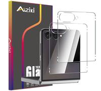 Aiziki Verre Trempé pour Samsung Galaxy Z Flip 7, Lot de 2, Film Protection Écran, (0,33mm HD Ultra Transparent) Dureté 9H Glass vitre protection pour Samsung Galaxy Z Flip 7