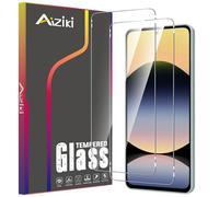 Aiziki Verre Trempé pour Xiaomi Redmi Note 14 5G, Lot de 2, Film Protection Écran, (0,33mm HD Ultra Transparent) Dureté 9H Glass vitre protection pour Xiaomi Redmi Note 14 5G