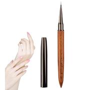 Aizuoni Brosse à vernis à ongles, brosse à ongles,Outils de pointage des ongles - Brosse à vernis à ongles en bois de santal pour détails fins, dessin fin, lignes longues, usage domestique et salon de