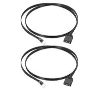 Aizuoni Câbles PC RGB - Bande de Conversion pour Lampe 3 et 4 Broches - Cordon de Raccordement RGB pour Ventilateurs, Écrans et Consoles de Jeu