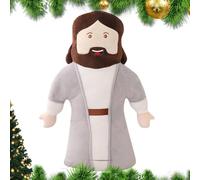 Aizuoni Jouet en Peluche Jésus, en Peluche Jésus - Jouets de en Peluche Jésus de 19,7 Pouces - Sauveur Religieux du Christ Classique, de Jésus Sauveur Religieux jésus, Jouets en