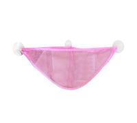 Aizuoni Organisateur de jouets de bain en maille, filet pour jouets de bain,Sac de d'angle, grande poubelle de salle de bain - Rangement de jouets de baignoire, organisateur de filet de jouets