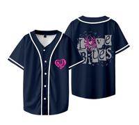 AJ Lee Love Bites Logo Baseball T-Shirts Merch Femmes Hommes Mode Col V Manches Courtes Tee, style 1, 4XL