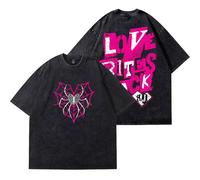 AJ Lee Love Bites Merch Vintage Wash T-Shirts Hiphop Streetwear Femmes Hommes Coton T-shirt à manches courtes, style 1, 3XL