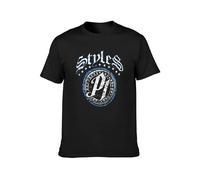 AJ Styles Science Fiction Cute Punk Half Sleeve Alternative T-Shirt Black M