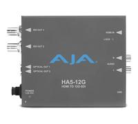 AJA HA5-12G - Convertisseur vidéo actif - Gris - 4096 x 2160 - - - 720p,1080i,1080p,2160p - HDMI + RCA - BNC
