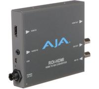 AJA Roi-HDMI Convertisseur vidéo - Convertisseur vidéo (1920 x 1200 Pixels 480p, 525i, 625i, 720p, 1080i, 1080p, NTSC,PAL, 24 Bits, Noir, 1920 x 1200, 1280 x 720, 640 x 480 cm