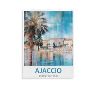 Ajaccio Corse-du-Sud, Puzzle 1500 pièces en Papier, Jouet éducatif pour Adultes et Enfants, Jeu de décompression Familial, W268, 57x87cm