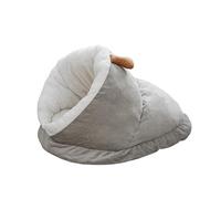 Ajalcsvs Coussin Lit de Chat Panier Lit Lavable en Sac de Couchage de Chat Couffin Chien(Gray,S)