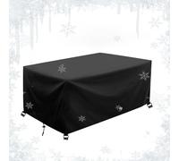 AJALGZ Bache de Protection Exterieur Salon de Jardin 65x50x45cm/LxlxH Housse Salon de Jardin Exterieur avec Corde Et Boucle Verrouillage Housse Protection Table Jardin Protection Contre la Neige