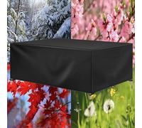 AJALGZ Bâche de Protection pour Salon de Jardin Imperméable Housse Table de Jardin 275x115x55cm/Longueur x Largeur x Hauteur Résistant aux UV 420D Oxford Housse de Meubles Housse Salon de Jardin
