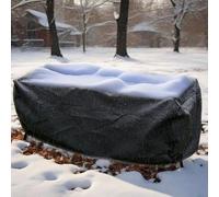 AJALGZ Bache Salon de Jardin Exterieur Impermeable Housse pour Meubles de Jardin 420D Oxford Protection pour Table et Chaise 400x400x100cm/LxlxH Housse Table Jardin Idéale pour Meubles de Terrasse