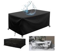 AJALGZ Housse Table de Jardin 120x45cm Housse Protection Salon De Jardin pour Table, Meubles, Terrasse Bâche De Protection Bache pour Table De Jardin Rectangulaire/Carré-120x45x60cm/LxlxH
