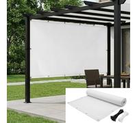 AJALGZ Voile d'ombrage Rectangulaire 0.5x14.5m Imperméable, Toile Solaire Anti-UV 95% avec Œillets et Cordes, Brise-Vue et Filet d'ombrage de Jardin pour Balcon, Patio, Terrasse, Pergola, Jaune