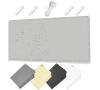 AJALGZ Voiles d'ombrage étanche 1.2x2.2m Rectangulaire Toile Ombrage Protection UV 95% Offre Une Protection Contre Les UV pour Patio Être Applicable Jardins, Balcon et pergola, Gris Clair