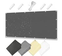 AJALGZ Voiles d'ombrage étanche 3.5x6.5m Rectangulaire Toile Ombrage Protection UV 95% Offre Une Protection Contre Les UV pour Patio Être Applicable Jardins, Balcon et pergola, Gris Foncé