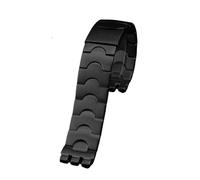 AJASMKLX Bracelet de montre en acier inoxydable en métal for Swatch YGS749G YCS Yas YGS IRONY céramique hommes femmes montre Bracelet de chaîne 17mm 19mm 21mm(SWQ-G21black,19mm)