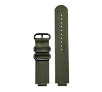 AJASMKLX Convient for Casio Fit For G Shock Bracelet de montre GBA-800 GMA-B800 GA-800/810 GBD-800 GA110 GA-120 GA100 modifié hommes Bracelet de montre en nylon Bracelet 16mm(Army green black)