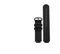 AJASMKLX Convient for Casio Fit For G Shock Bracelet de montre GBA-800 GMA-B800 GA-800/810 GBD-800 GA110 GA-120 GA100 modifié hommes Bracelet de montre en nylon Bracelet 16mm(Black black)