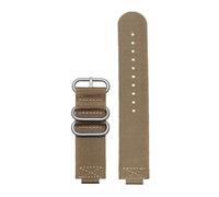 AJASMKLX Convient for Casio Fit For G Shock Bracelet de montre GBA-800 GMA-B800 GA-800/810 GBD-800 GA110 GA-120 GA100 modifié hommes Bracelet de montre en nylon Bracelet 16mm(Khaki Silver)