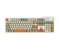 AJAZZ AK35I V3 Clavier de jeu mécanique à joint pleine taille - Sea Salt Switch Retro