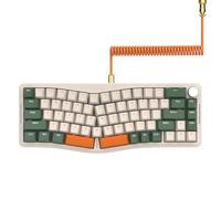 AJAZZ AKS068 Clavier De Jeu Mécanique Filaire avec Boutons CNC-Vert