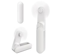 Mini Ventilateur Portable, Ventilateur de Poche et Léger Rechargeable(1000mAh & Autonomie 14h), Petit Ventilateur de Table Pliable pour Maison/Bureau/Voyage (Ventilateur USB Compact)