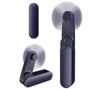 Ajgvq Mini Ventilateur Portable, Poche et Léger Rechargeable(1000mAh & Autonomie 14h), Petit Ventilateur de Table Pliable pour Maison/Bureau/Voyage (Ventilateur USB Compact