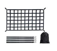 AJHJET Étagère Arrière Rétractable Coffre Filet Toit Robuste en Sangle PVC pour Galeriet, Compatible avec Camions, Pick-ups, SUV Et Fourgonnettes. Safetyweb pour Toit De Voiture(L)